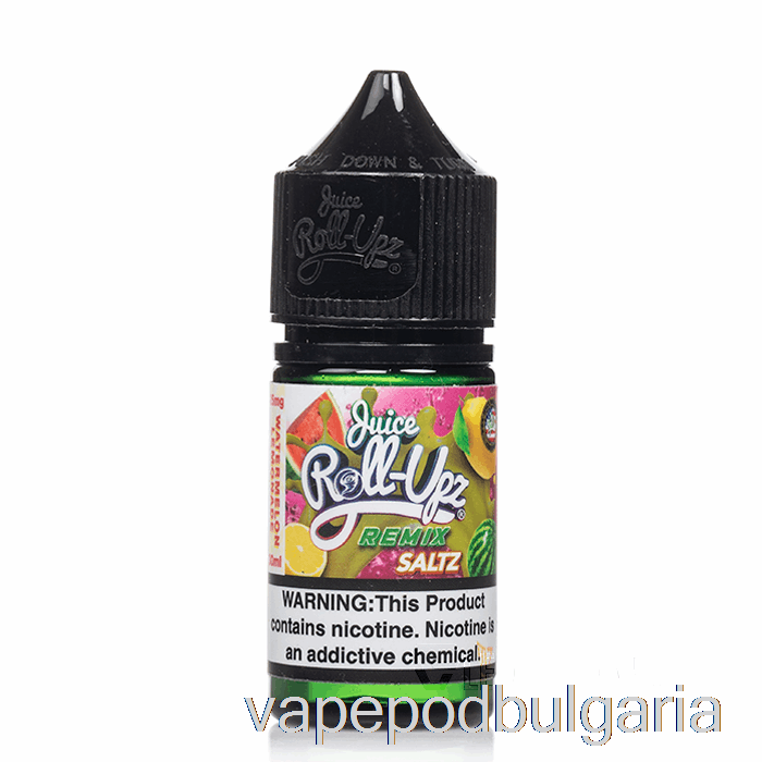 Vape 10000 Дръпки Watermelon Lemonade - Juice Roll Upz Remix Salts - 30ml 25mg